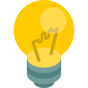 electronics,technology,illumination,idea,light bulb,electricity,invention,isometric